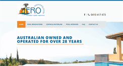 Desktop Screenshot of eropools.com.au